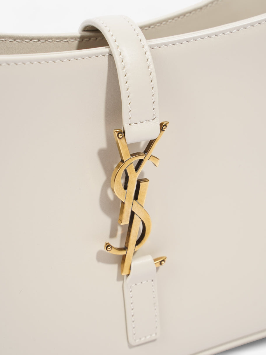 Saint Laurent Le 5 a 7 Cream Calfskin Leather Image 7