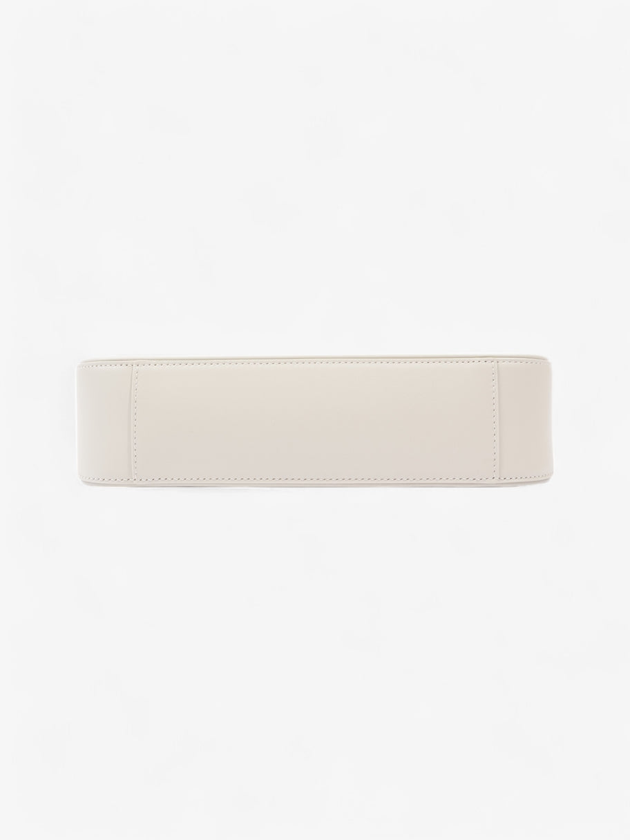 Saint Laurent Le 5 a 7 Cream Calfskin Leather Image 8