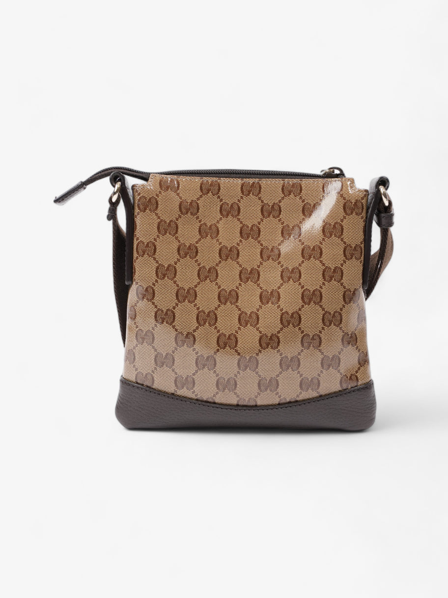 Gucci Small Messenger Beige And Ebony GG Supreme PVC Image 4