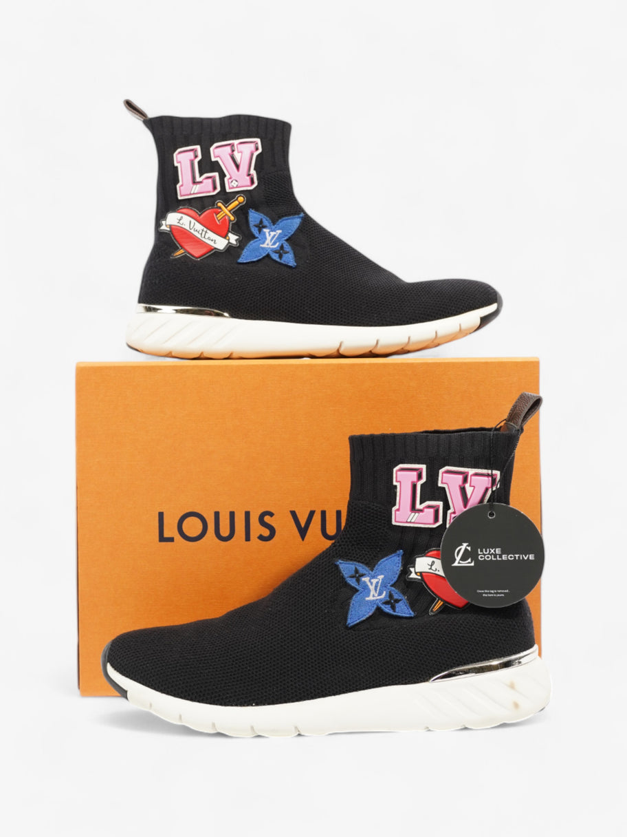 Louis Vuitton Heart Sock Sneakers Black / Multicolour Cotton EU 38 UK 5 Image 10