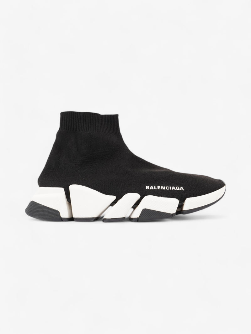  Balenciaga Speed 2.0  Black / White Cotton EU 39 UK 6