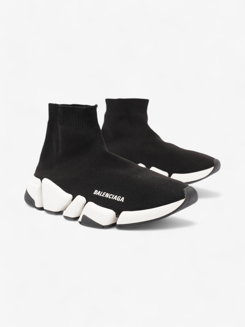  Balenciaga Speed 2.0  Black / White Cotton EU 39 UK 6