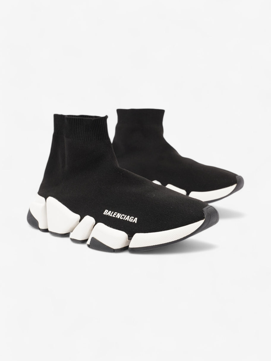 Balenciaga Speed 2.0  Black / White Cotton EU 39 UK 6 Image 2