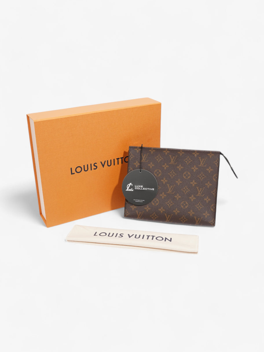 Louis Vuitton Poche Toilette Monogram / Black Canvas NM Image 8