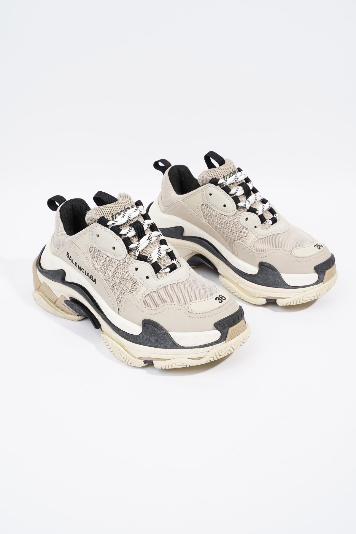 Balenciaga Triple S Vanille Mesh EU 36 UK 3 Luxe Collective