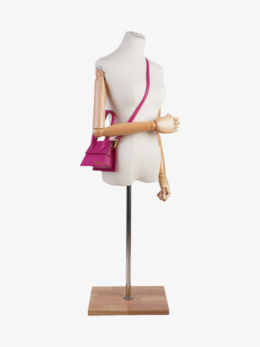 Jacquemus Le Chiquito Pink Leather Moyen Image 2