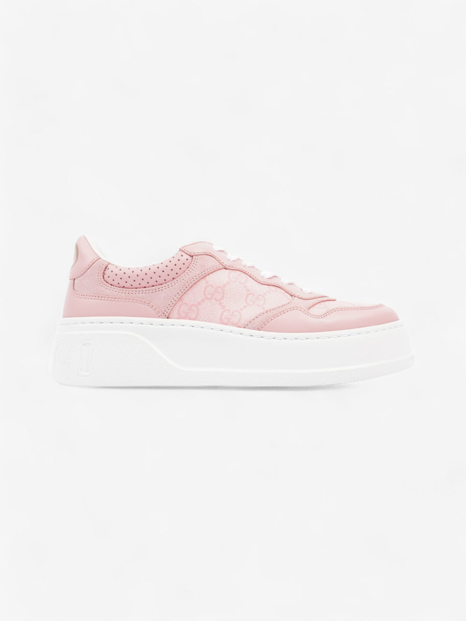 Gucci GG Supreme Sneakers Pink / White Canvas EU 37 UK 4 Image 1