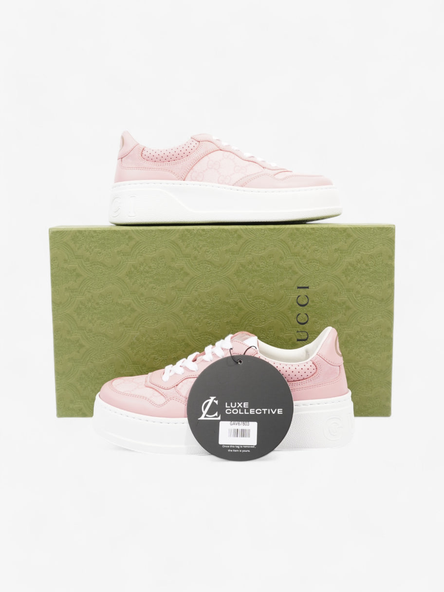 Gucci GG Supreme Sneakers Pink / White Canvas EU 37 UK 4 Image 10