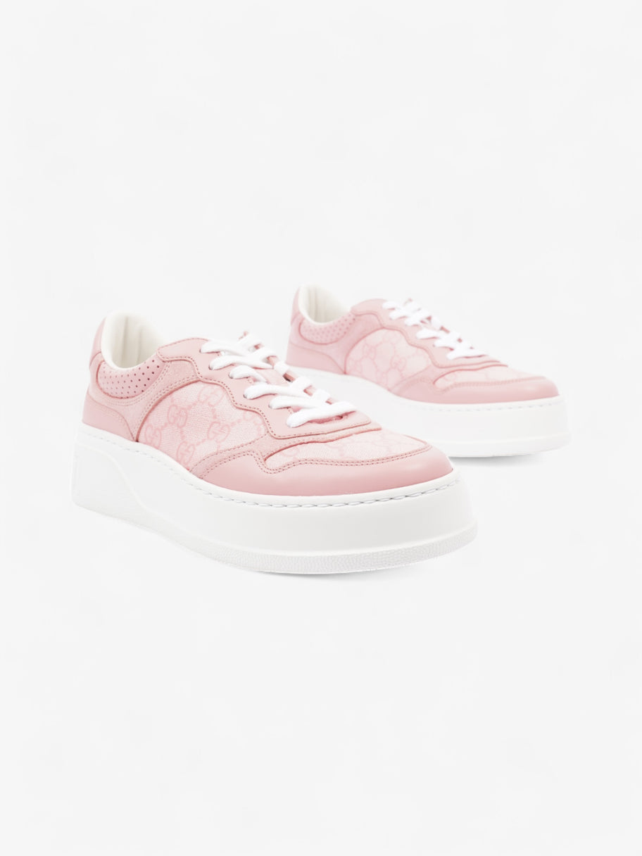 Gucci GG Supreme Sneakers Pink / White Canvas EU 37 UK 4 Image 2