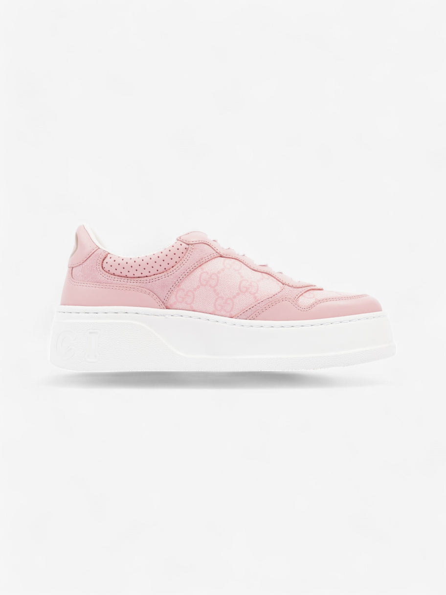 Gucci GG Supreme Sneakers Pink / White Canvas EU 37 UK 4 Image 4