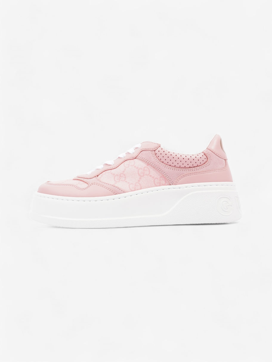 Gucci GG Supreme Sneakers Pink / White Canvas EU 37 UK 4 Image 5