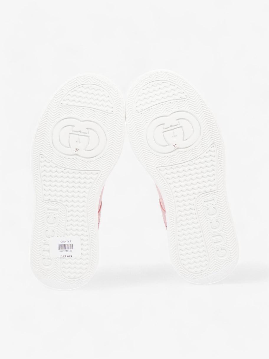 Gucci GG Supreme Sneakers Pink / White Canvas EU 37 UK 4 Image 7