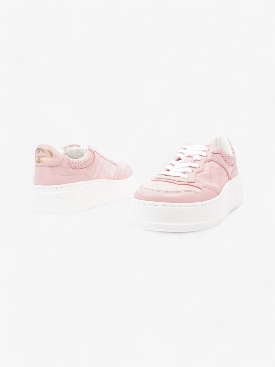 Gucci GG Supreme Sneakers Pink / White Canvas EU 37 UK 4 Image 9