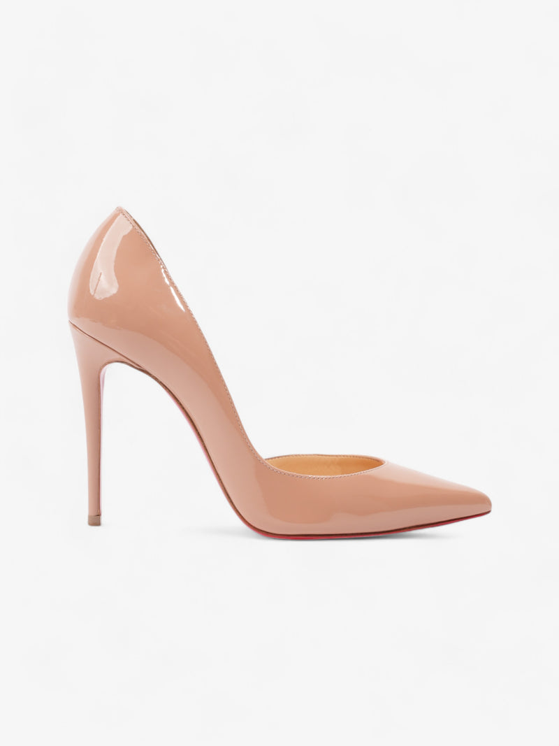  Christian Louboutin Iriza 100mm Nude Patent Leather EU 35 UK 2