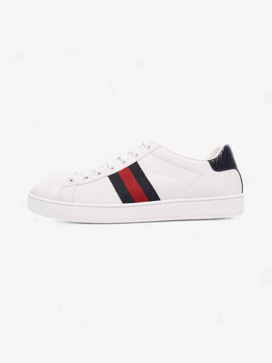 Gucci Ace White / Blue / Red Leather EU 38.5 UK 5.5 Image 5