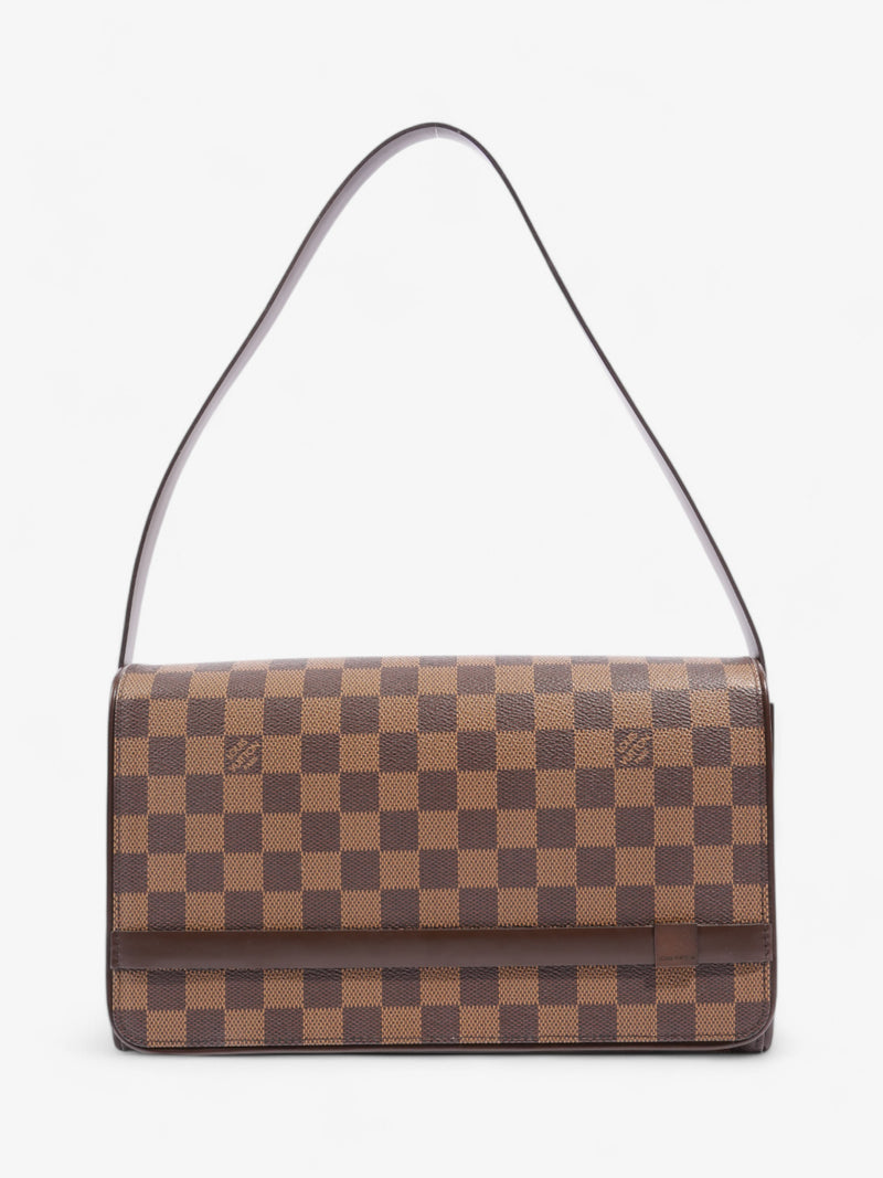  Louis Vuitton Tribeca Carre Damier Ebene Coated Canvas