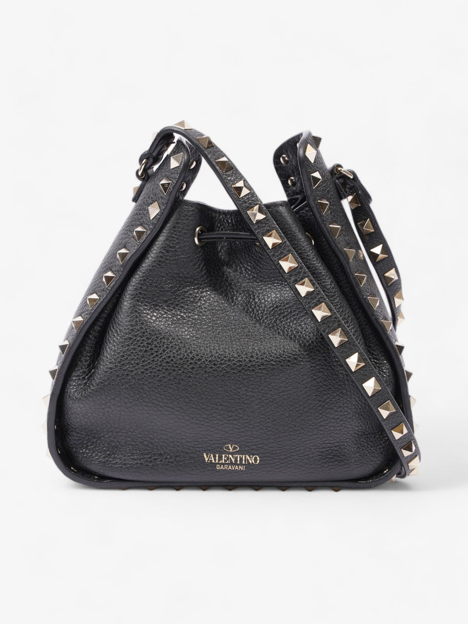 Rockstud Bucket Black Leather Image 1