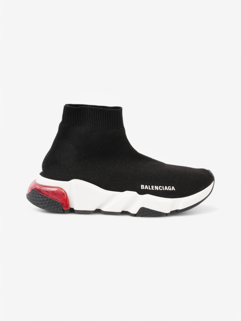  Balenciaga Speed Clear Sole Black / White Cotton EU 39 UK 6