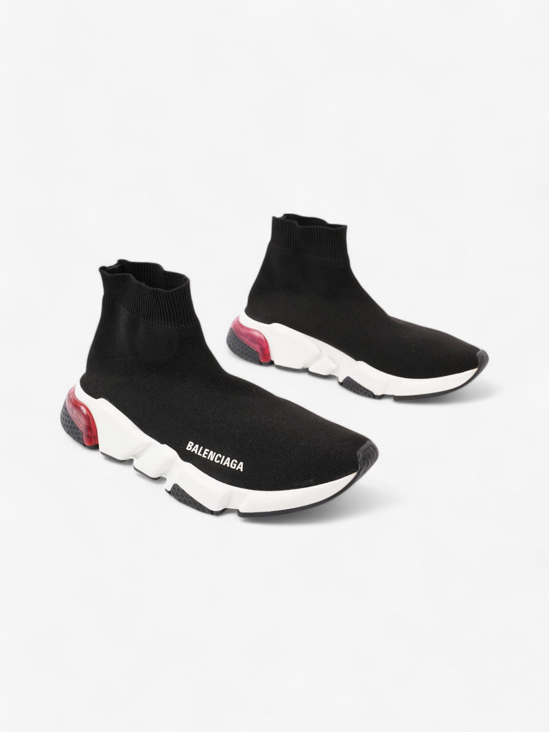  Balenciaga Speed Clear Sole Black / White Cotton EU 39 UK 6