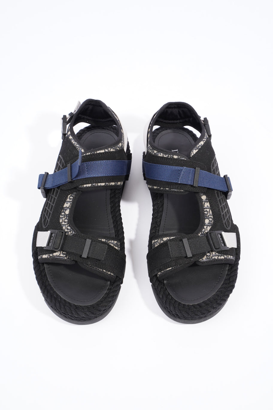 Atlas Sandals Black / Blue / Grey Canvas EU 43 UK 9 Image 8