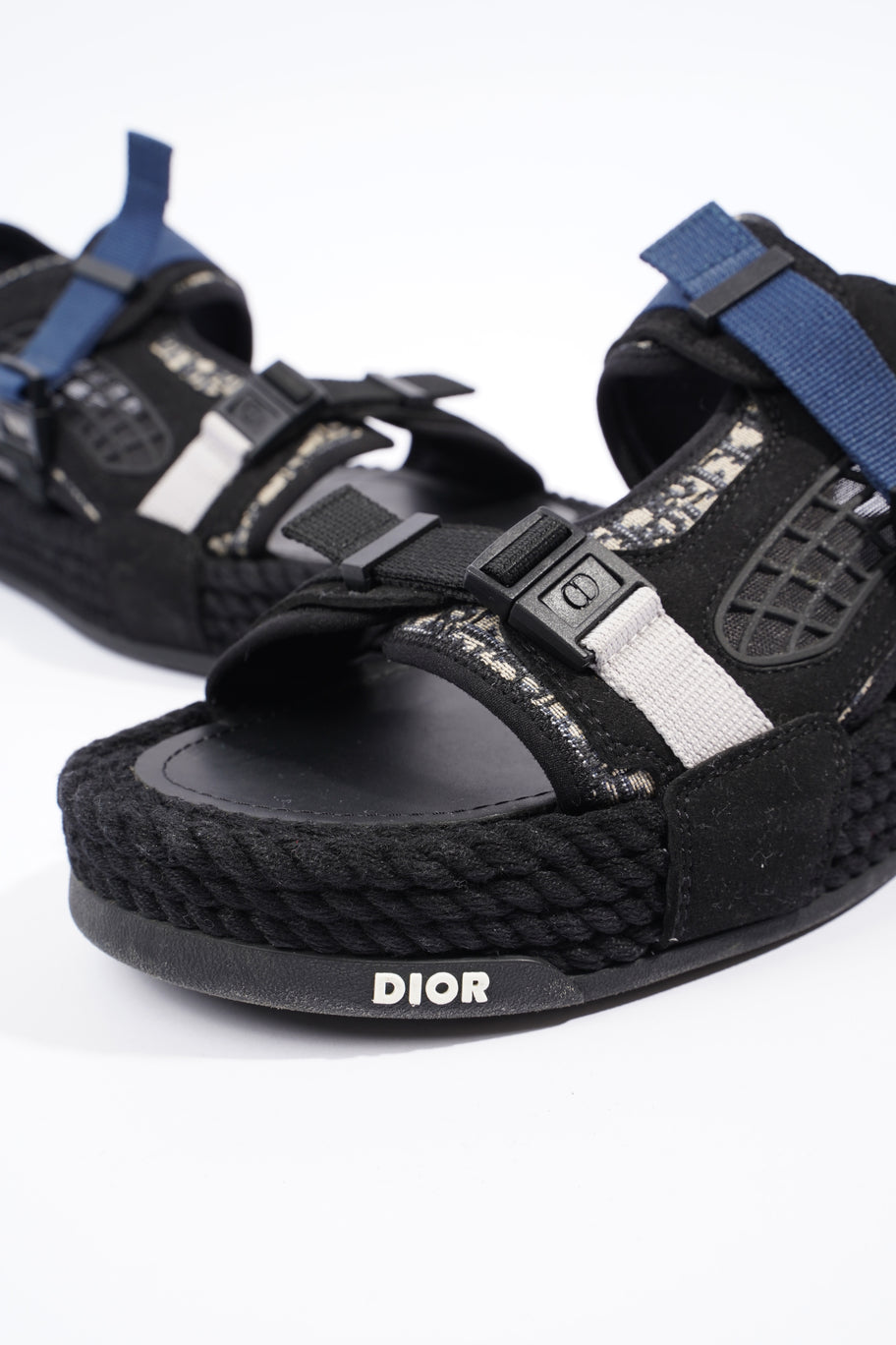 Atlas Sandals Black / Blue / Grey Canvas EU 43 UK 9 Image 9