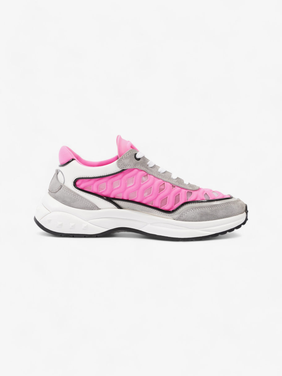 Valentino V Logo Sneakers Pink / Grey / White Neoprene EU 36 UK 3 Image 4