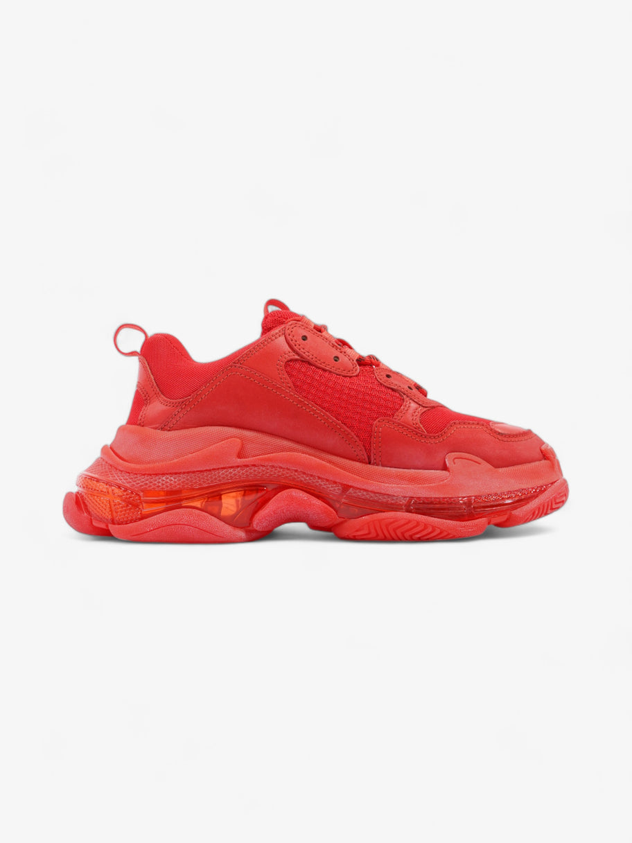 Balenciaga Triple S Clear Sole Red Mesh EU 41 UK 7 Image 4