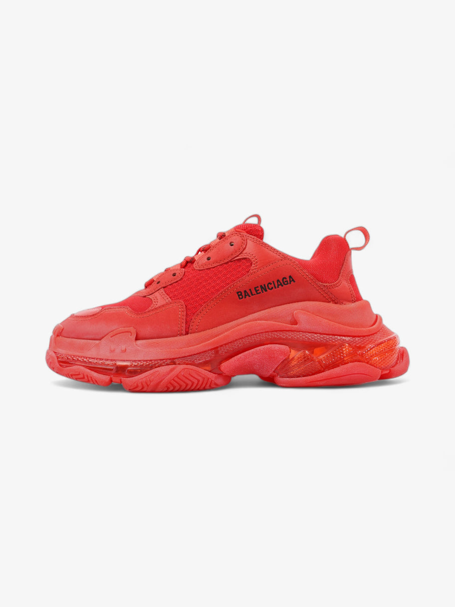 Balenciaga Triple S Clear Sole Red Mesh EU 41 UK 7 Image 5