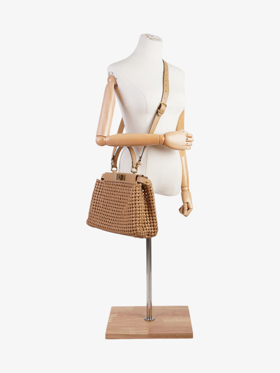 Fendi Peekaboo Tan Leather Medium Luxe Collective