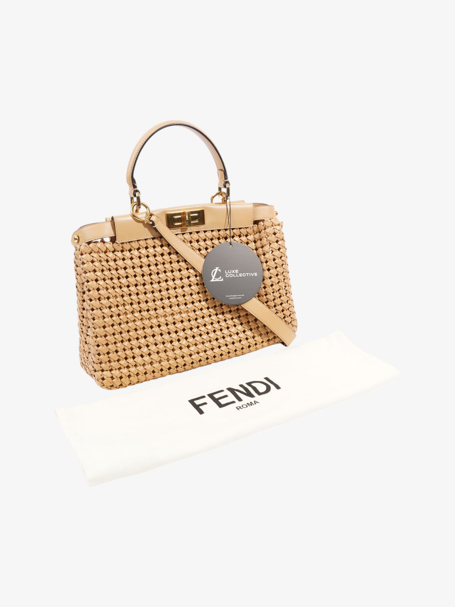 Fendi Peekaboo Tan Leather Medium Image 10