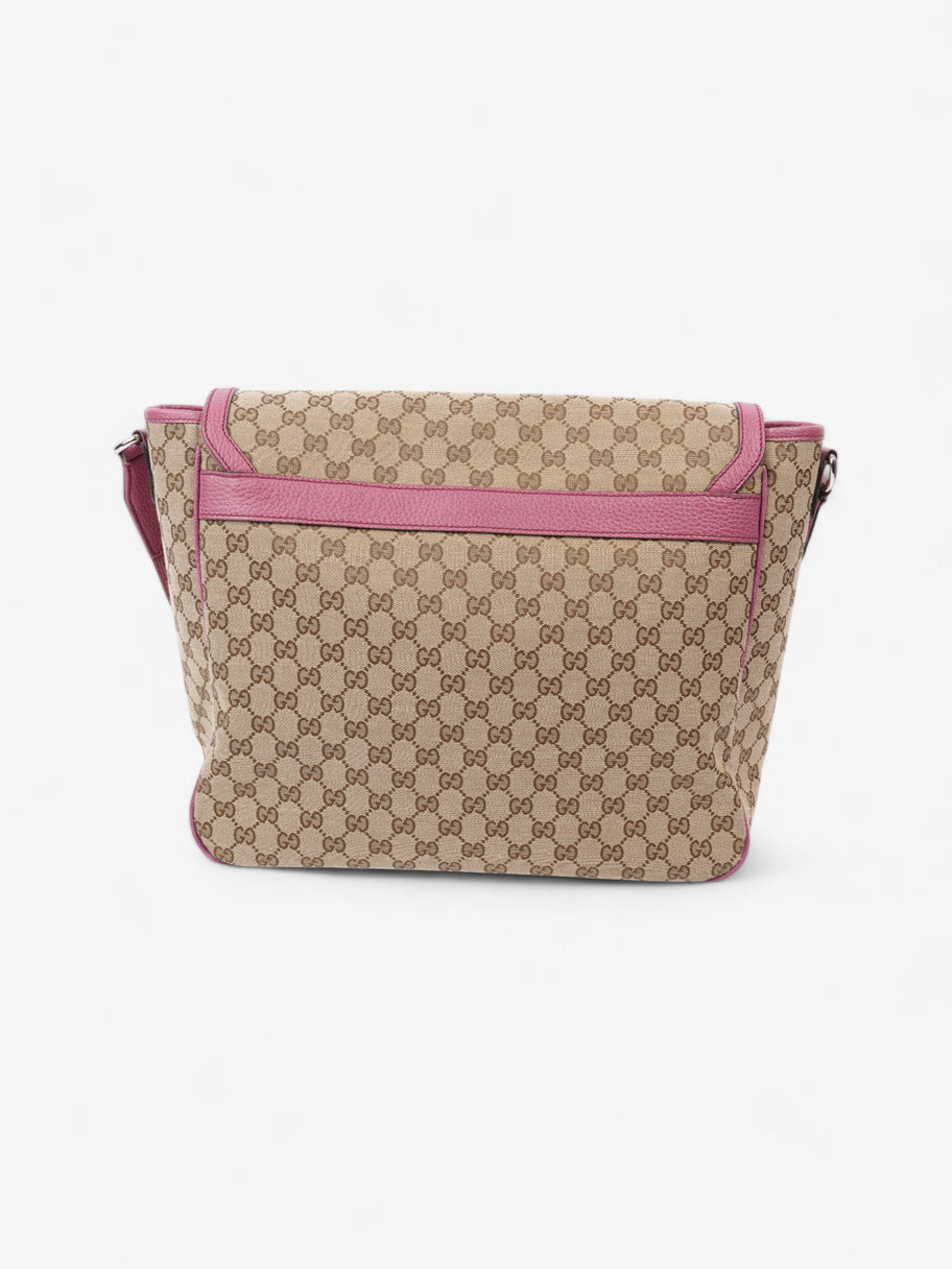 Gucci Changing Bag GG Supreme / Pink Canvas Image 4