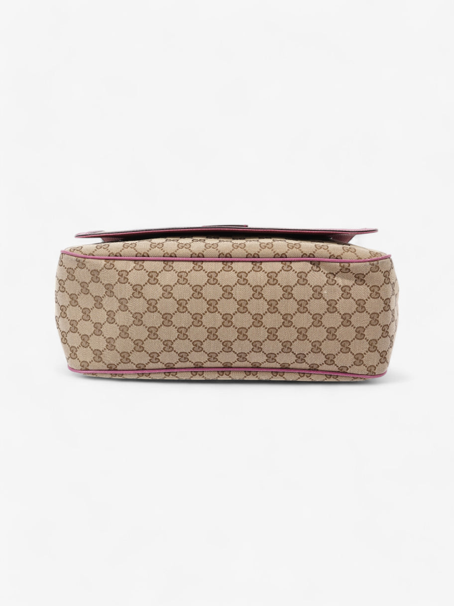 Gucci Changing Bag GG Supreme / Pink Canvas Image 6