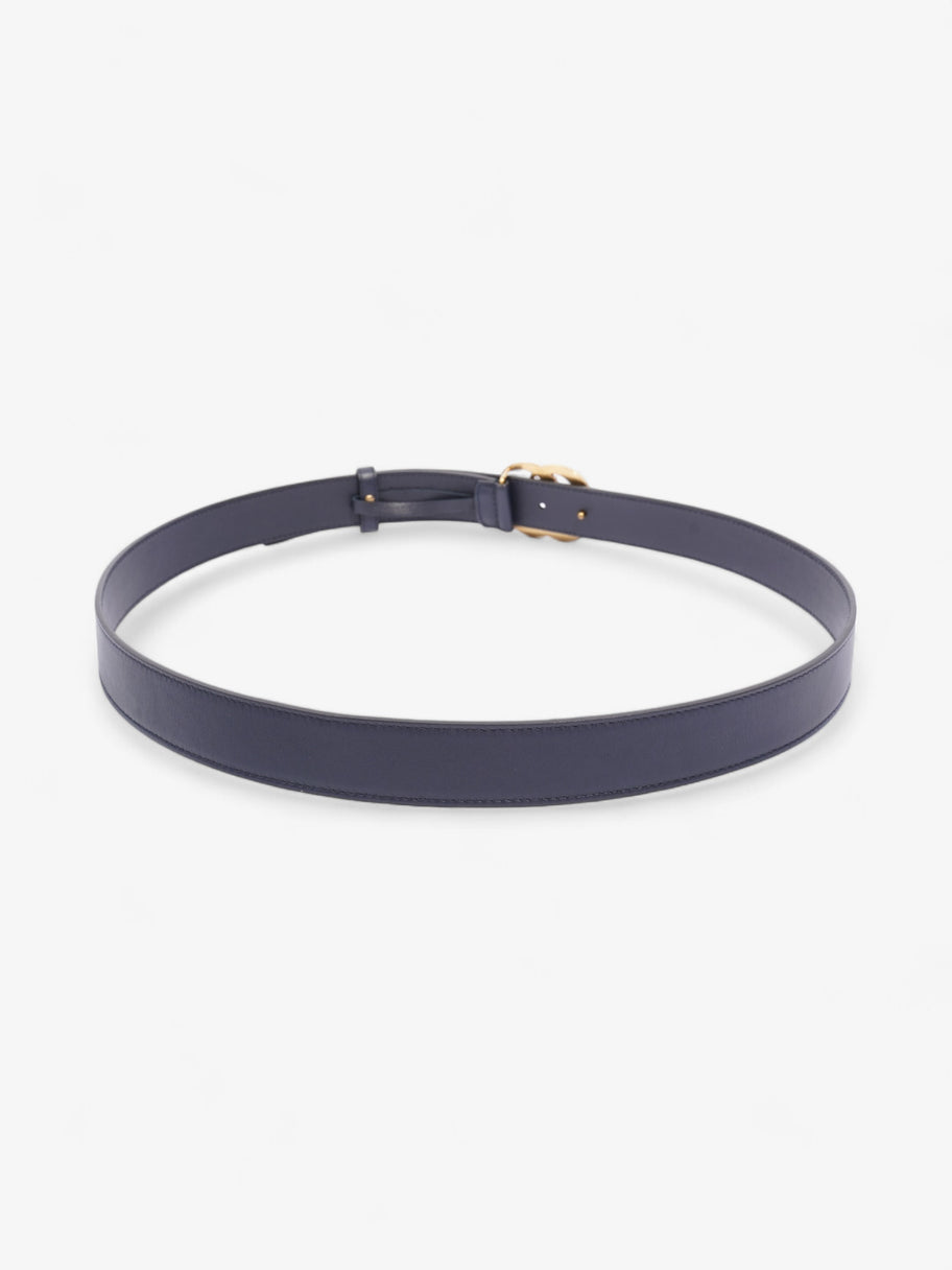 Gucci GG Marmont Belt Navy Leather 100cm 40