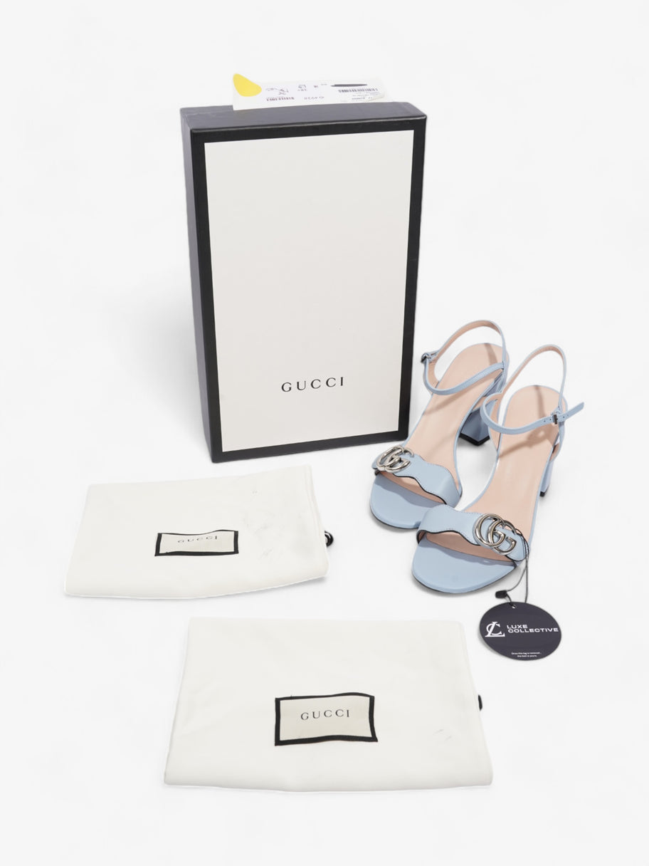 Gucci GG Marmont Sandals 70 Light blue Leather EU 38.5 UK 5.5 Image 10