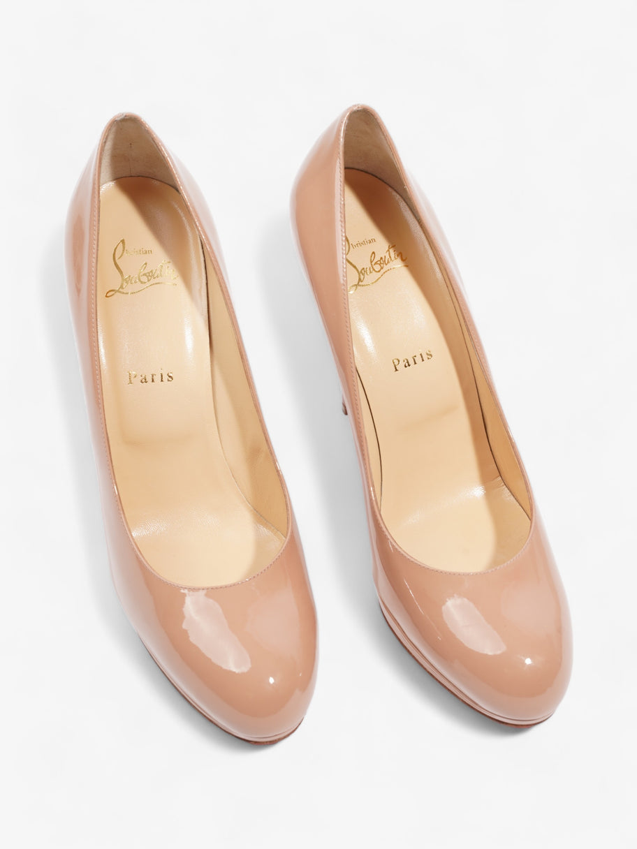 Christian Louboutin New Simple Pump Heels 120 Nude Patent Leather EU 41 UK 8 Image 8