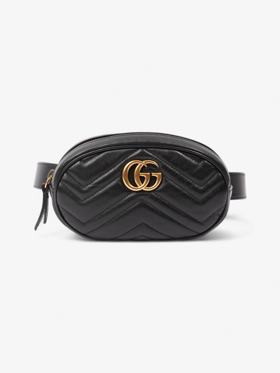 Gucci GG Marmont Belt Bag Black Matelasse Leather 85cm / 34