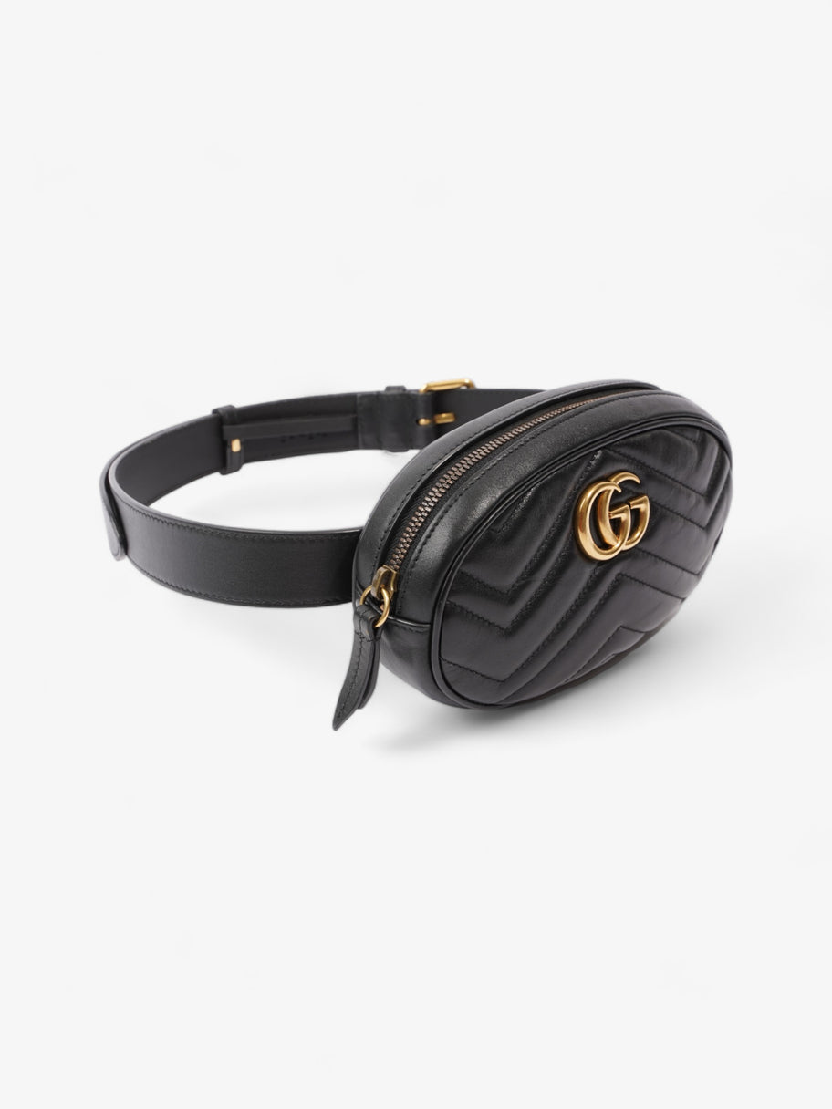 Gucci GG Marmont Belt Bag Black Matelasse Leather 85cm / 34