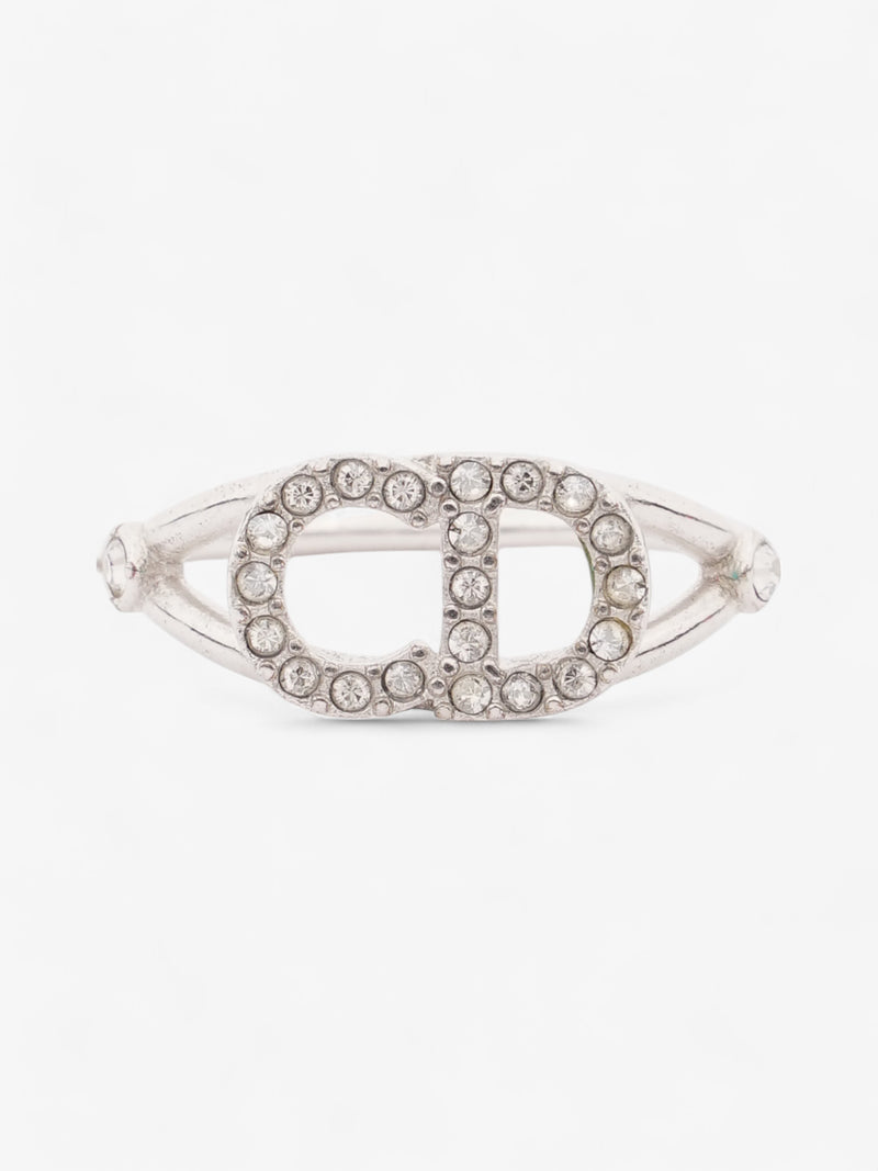  Christian Dior Clair D Lune Ring Silver Base Metal 50 (Circumference - 50mm)