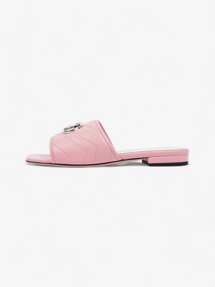 Gucci GG Marmont Slides Pink Matelasse Leather EU 36.5 UK 3.5 Image 5