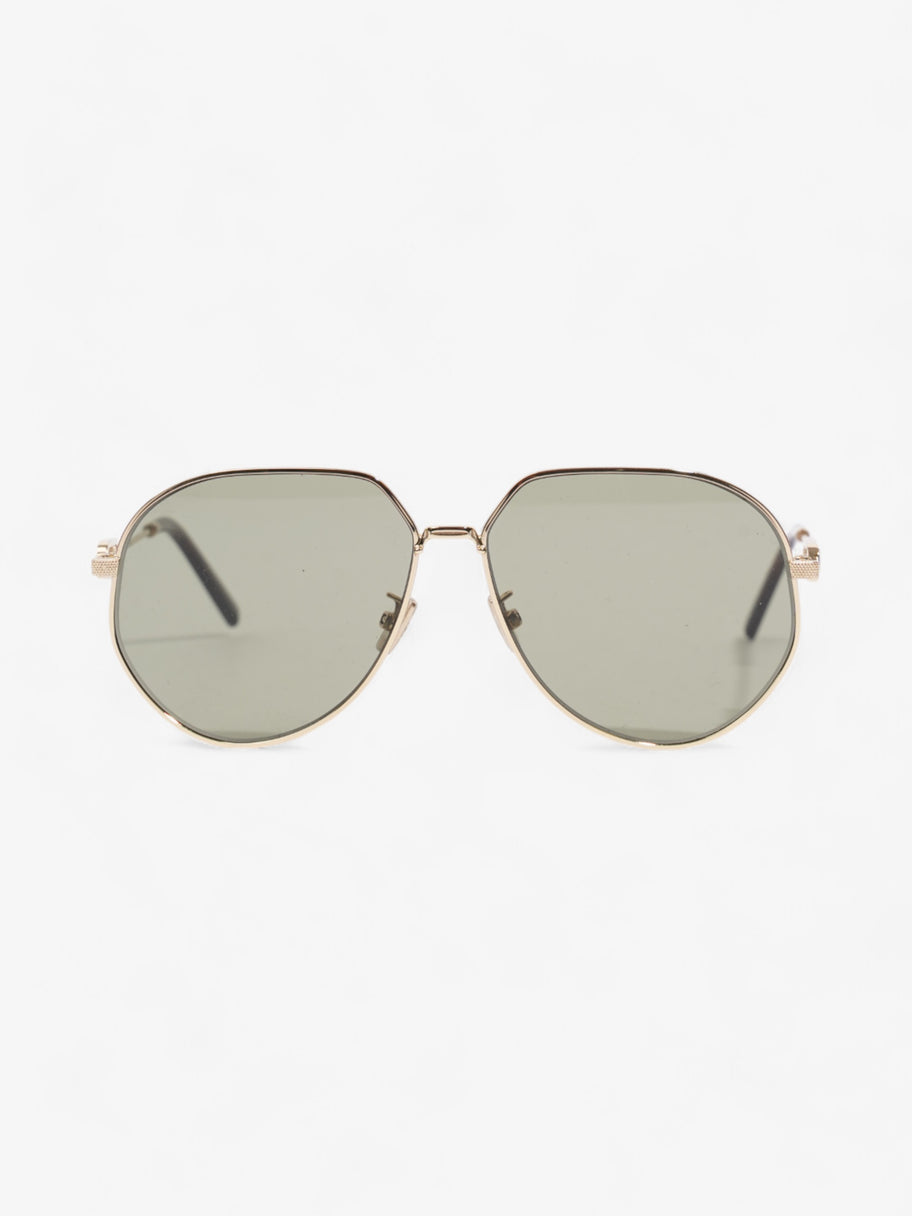 Christian Dior CD Link Sunglasses Gold Acetate 145mm Image 1