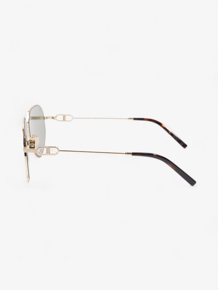 Christian Dior CD Link Sunglasses Gold Acetate 145mm Image 2