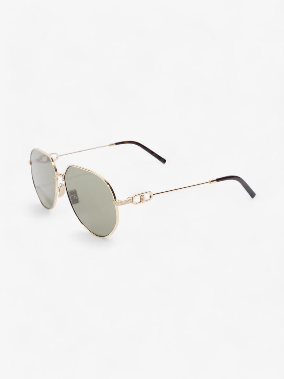 Christian Dior CD Link Sunglasses Gold Acetate 145mm Image 5