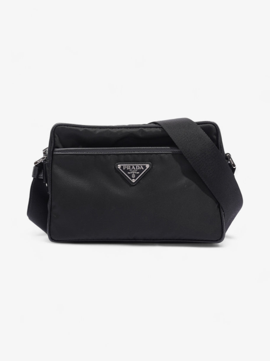 Prada Messenger Bag Black Re Nylon Luxe Collective