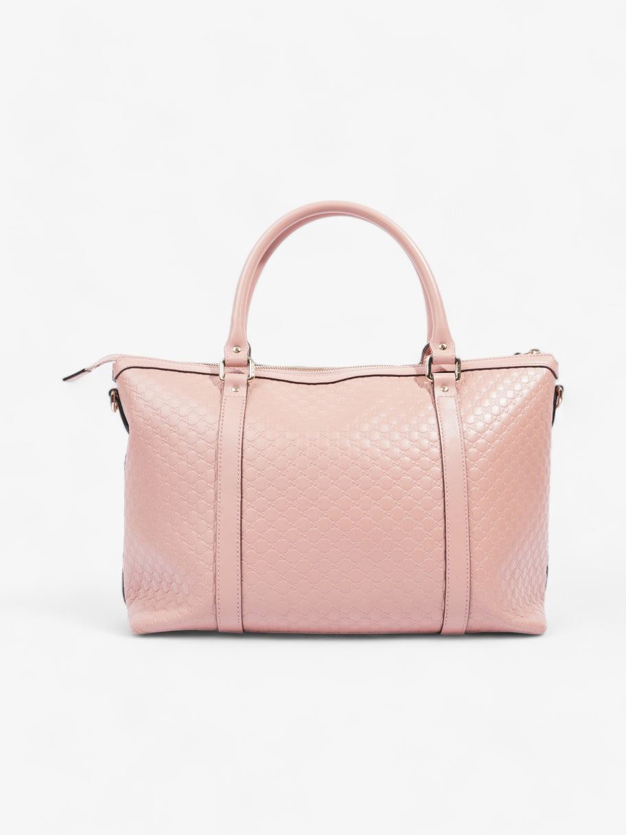 Gucci Microguccissima Tote Pink Leather Image 5