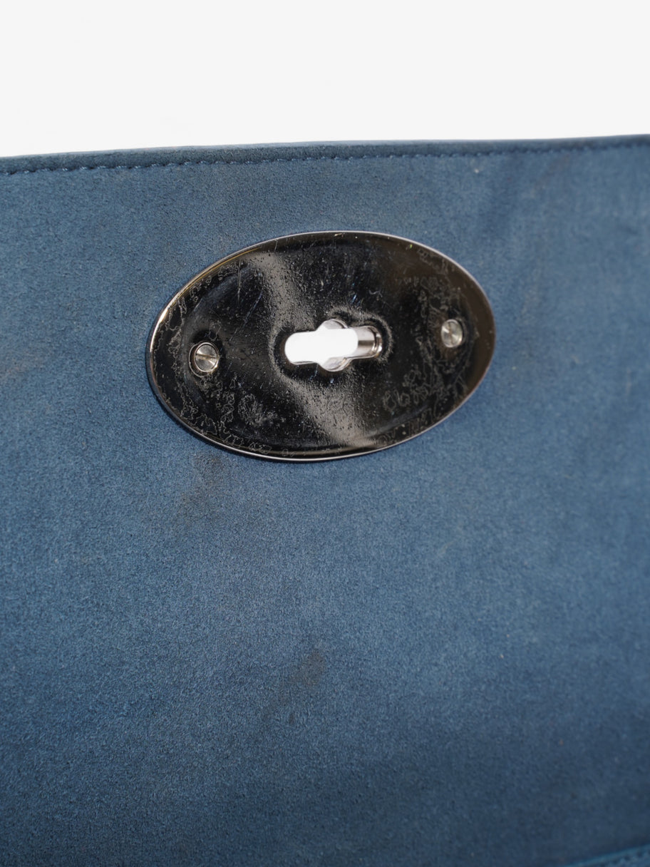 Mulberry Lily Petrol Blue Grained Leather Medium Image 12