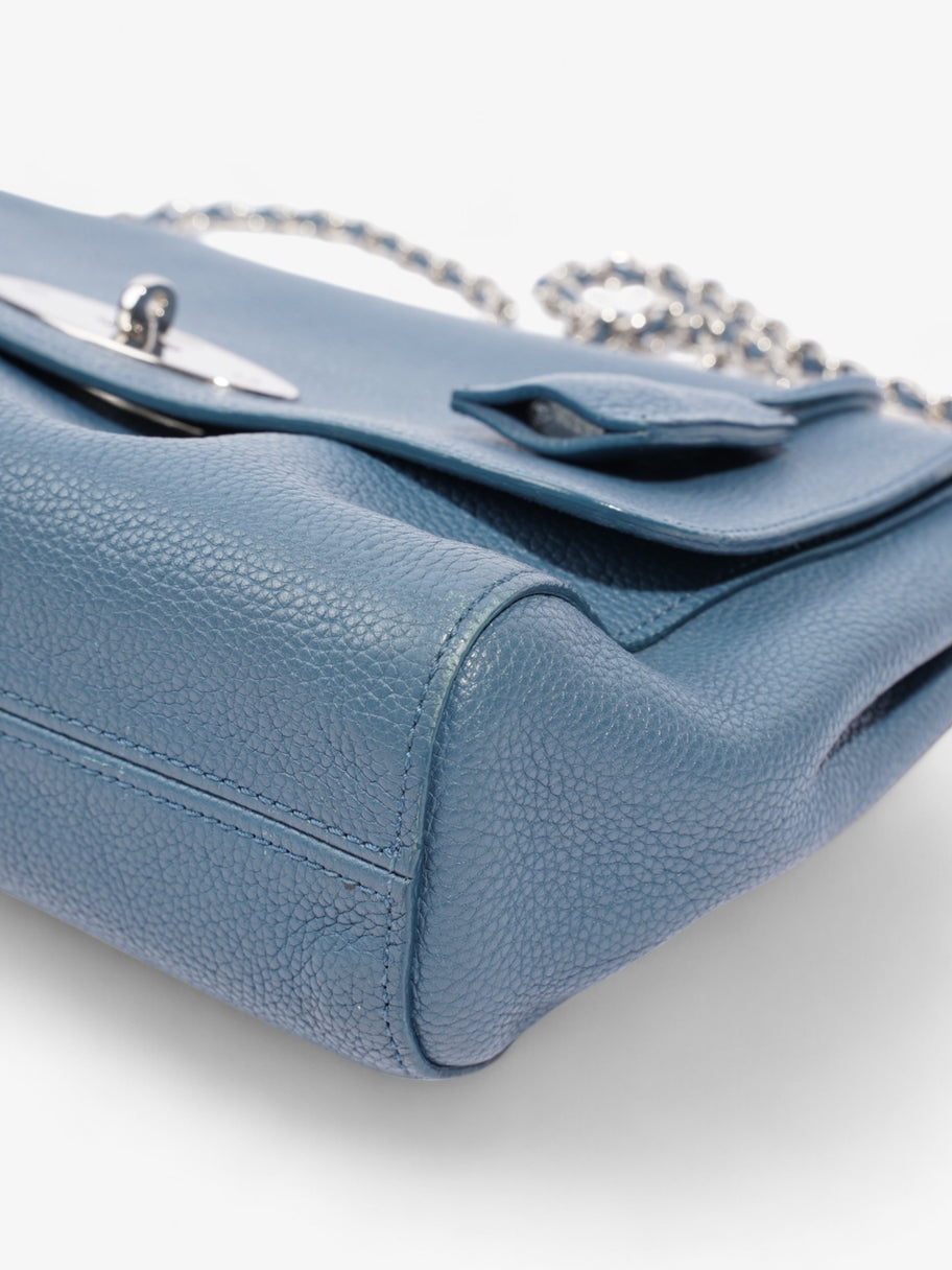 Mulberry Lily Petrol Blue Grained Leather Medium Image 7