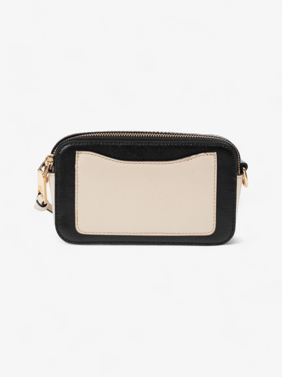 Marc Jacobs The Snapshot Bag Cream / Black Leather Image 4