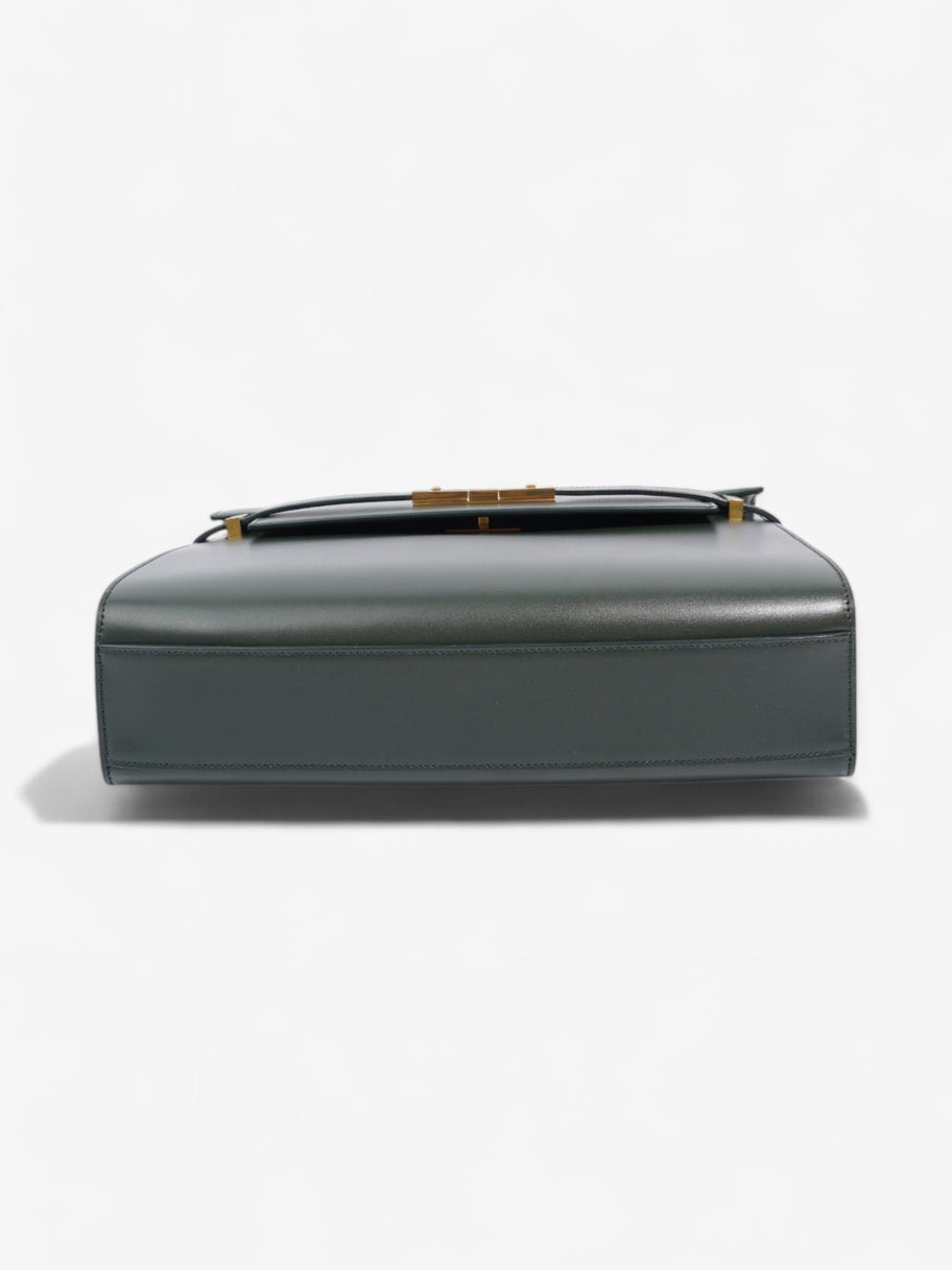 Saint Laurent Manhattan Dark Green Calfskin Leather Image 6