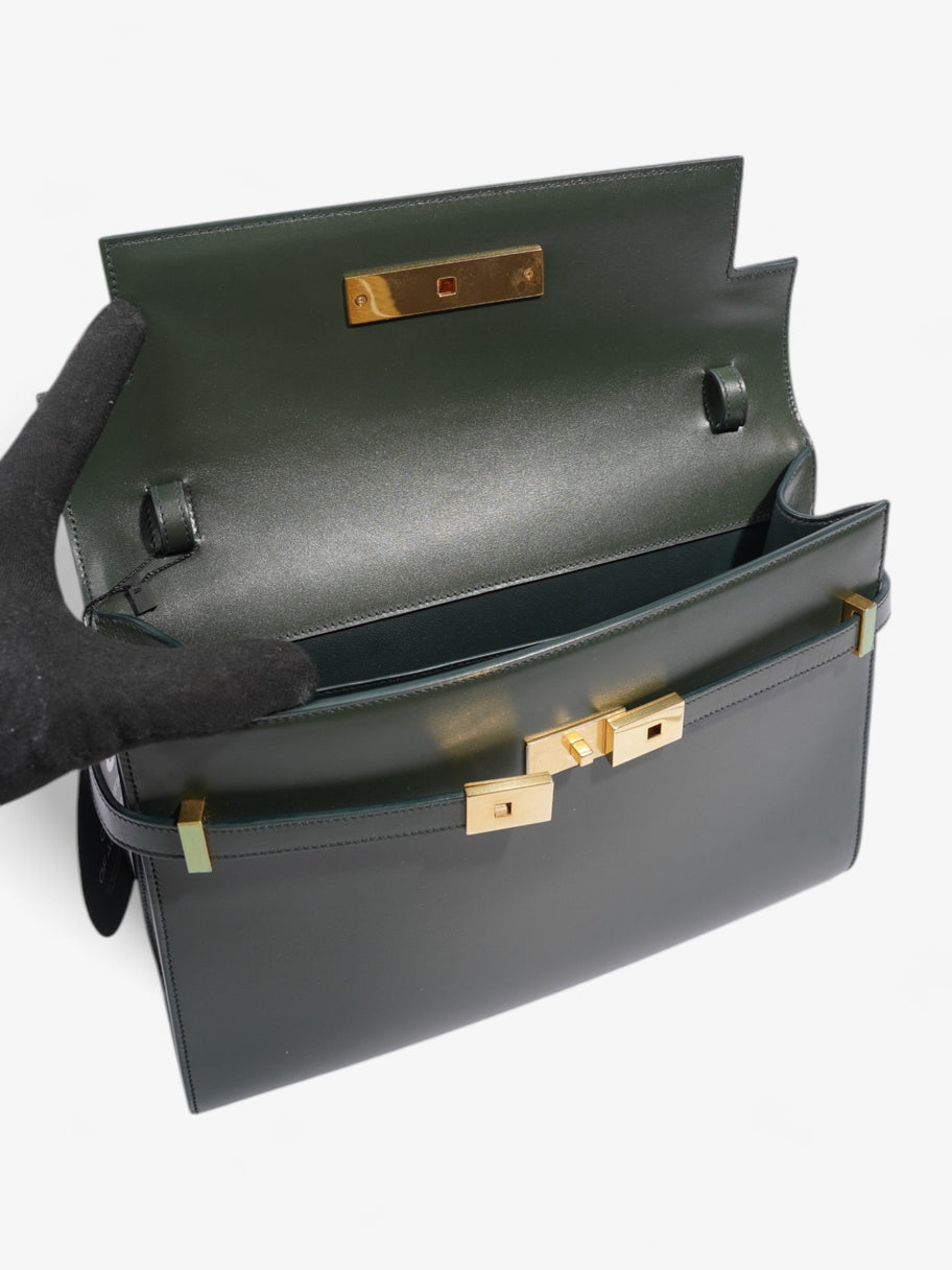 Saint Laurent Manhattan Dark Green Calfskin Leather Image 7