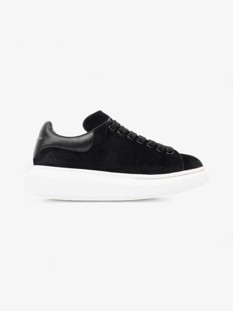  Alexander McQueen Oversized Sneakers Black / White Velvet EU 37 UK 4